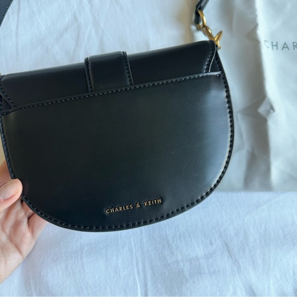 Charles & Keith Mini Gabine Saddle Bag - Picture 10 of 10